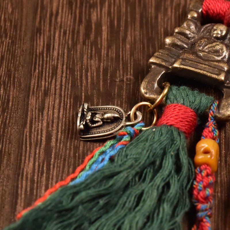 Tibetan ethnic style women's books keychains - view 2