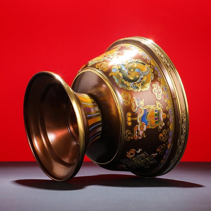 Tibetan sacred water cup - view 2