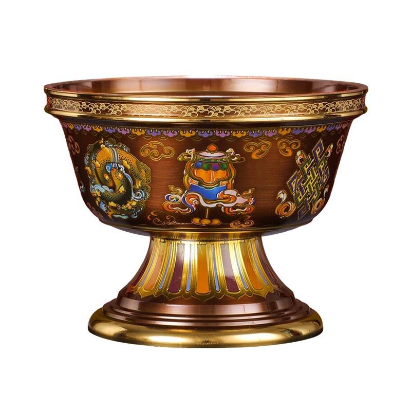 Tibetan sacred water cup - view 5