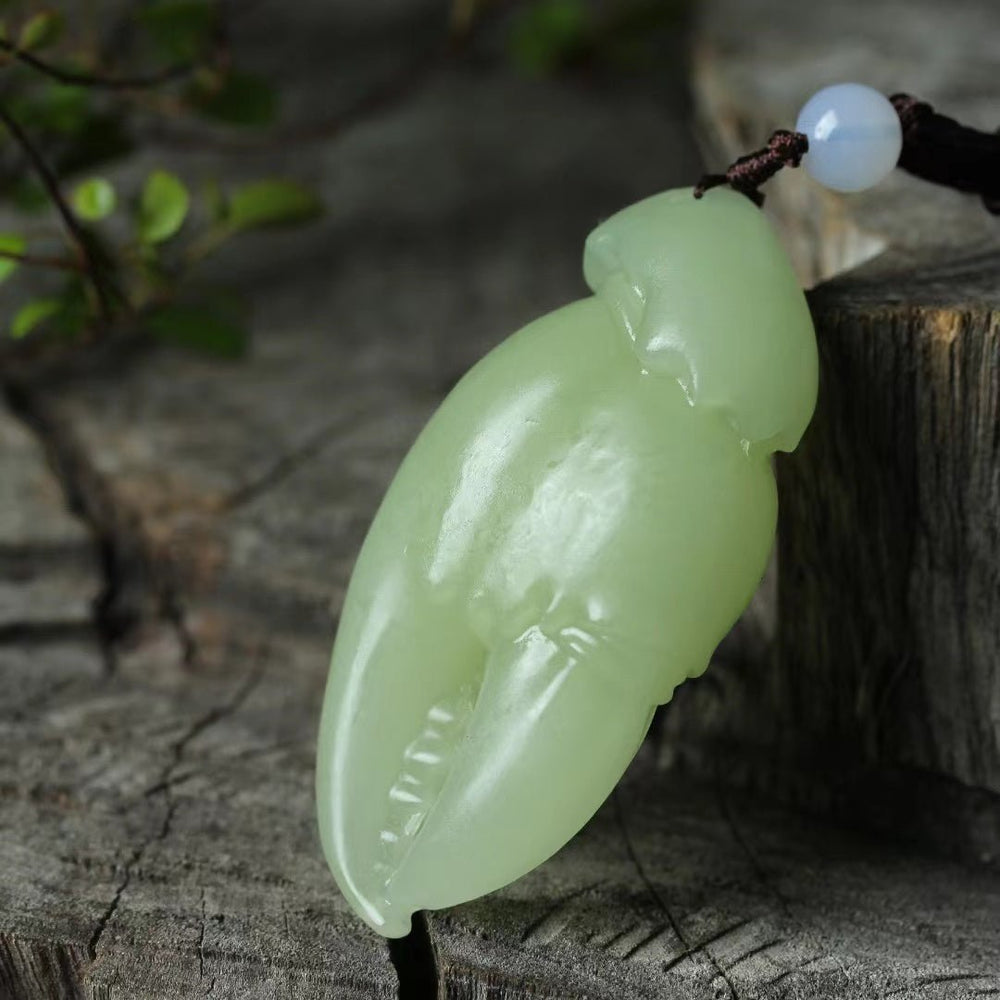 Glow‑in‑the‑Dark Malaysian Jade Pendant Collection - view 4