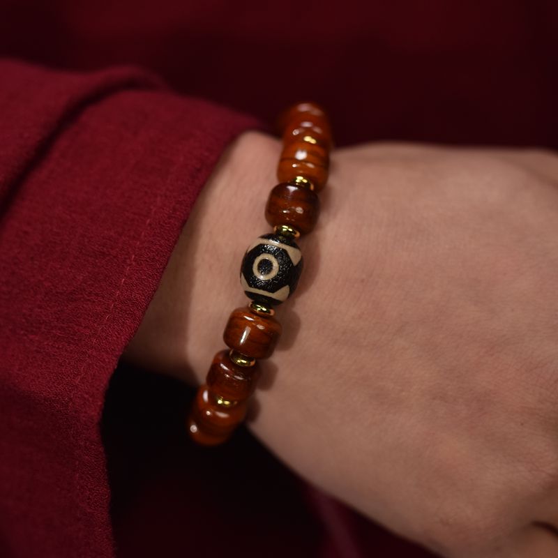 Tibetan three-eyed sky pearl bracelet - view 3