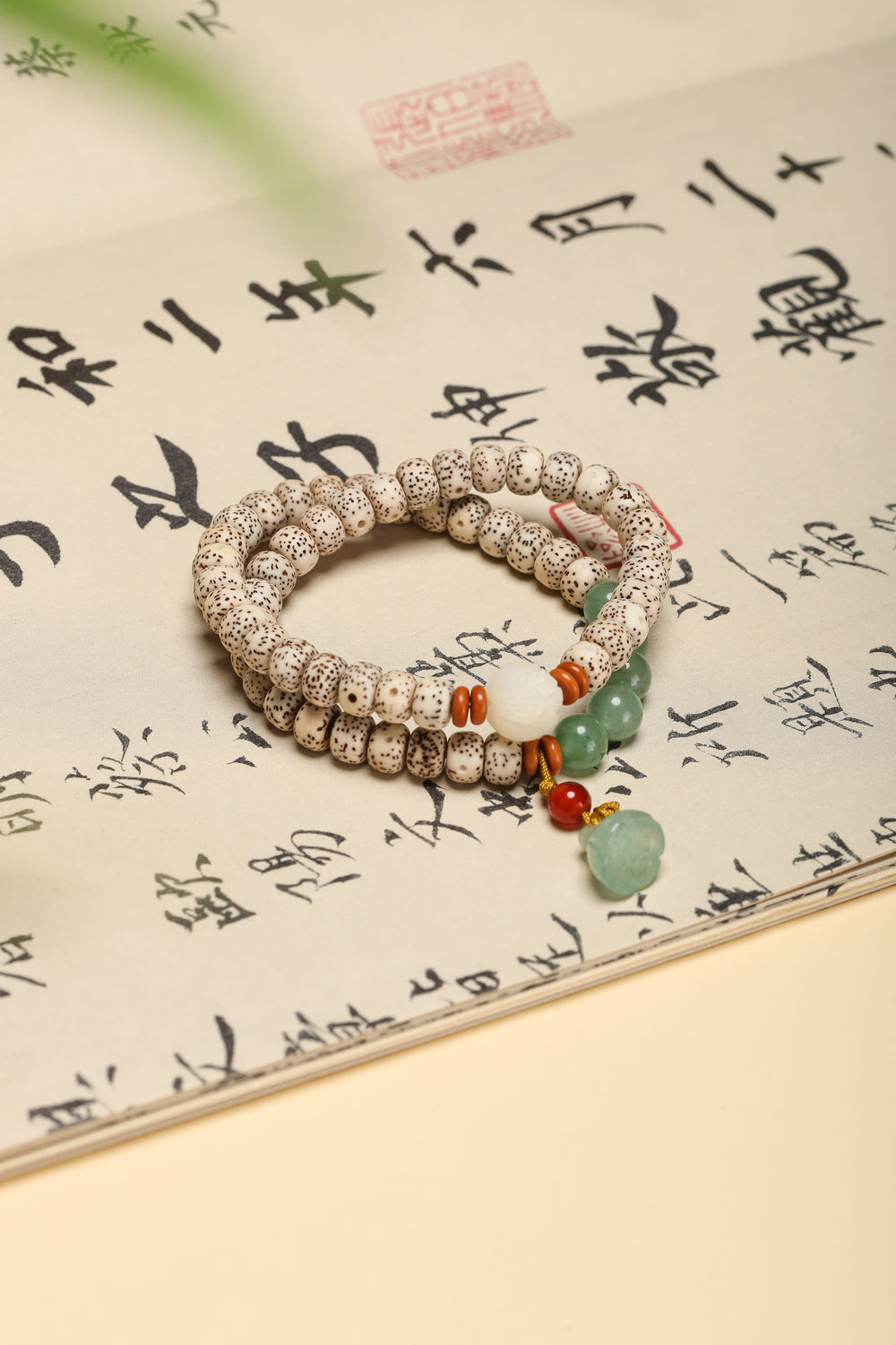 Star Moon Bodhi Mala | Agarwood Infused Beads - view 8