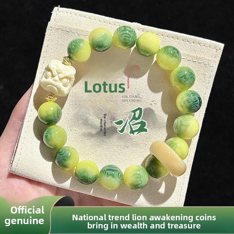 Waking Lion Bodhi Lady Beaded Bracelet - Buddhabelief