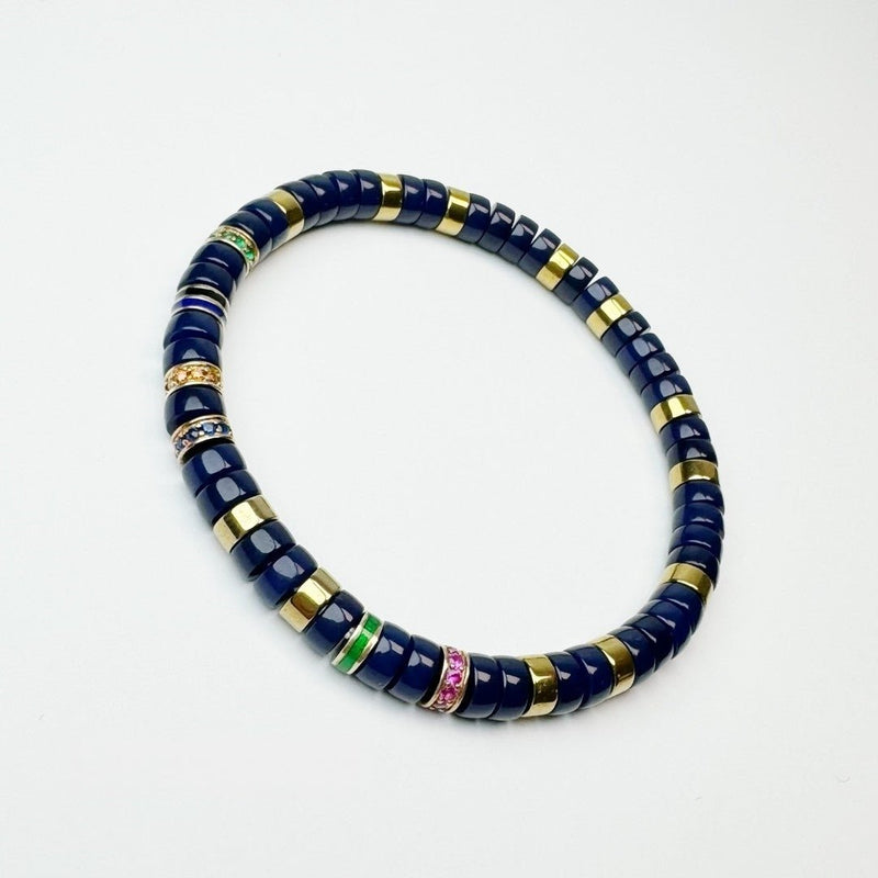Tibetan - Style Handcrafted Straight - Cut Ancient Huaqing Bodhi Root Bracelet – 6.3mm Tablet Beads for Luxury Collection - Buddhabelief