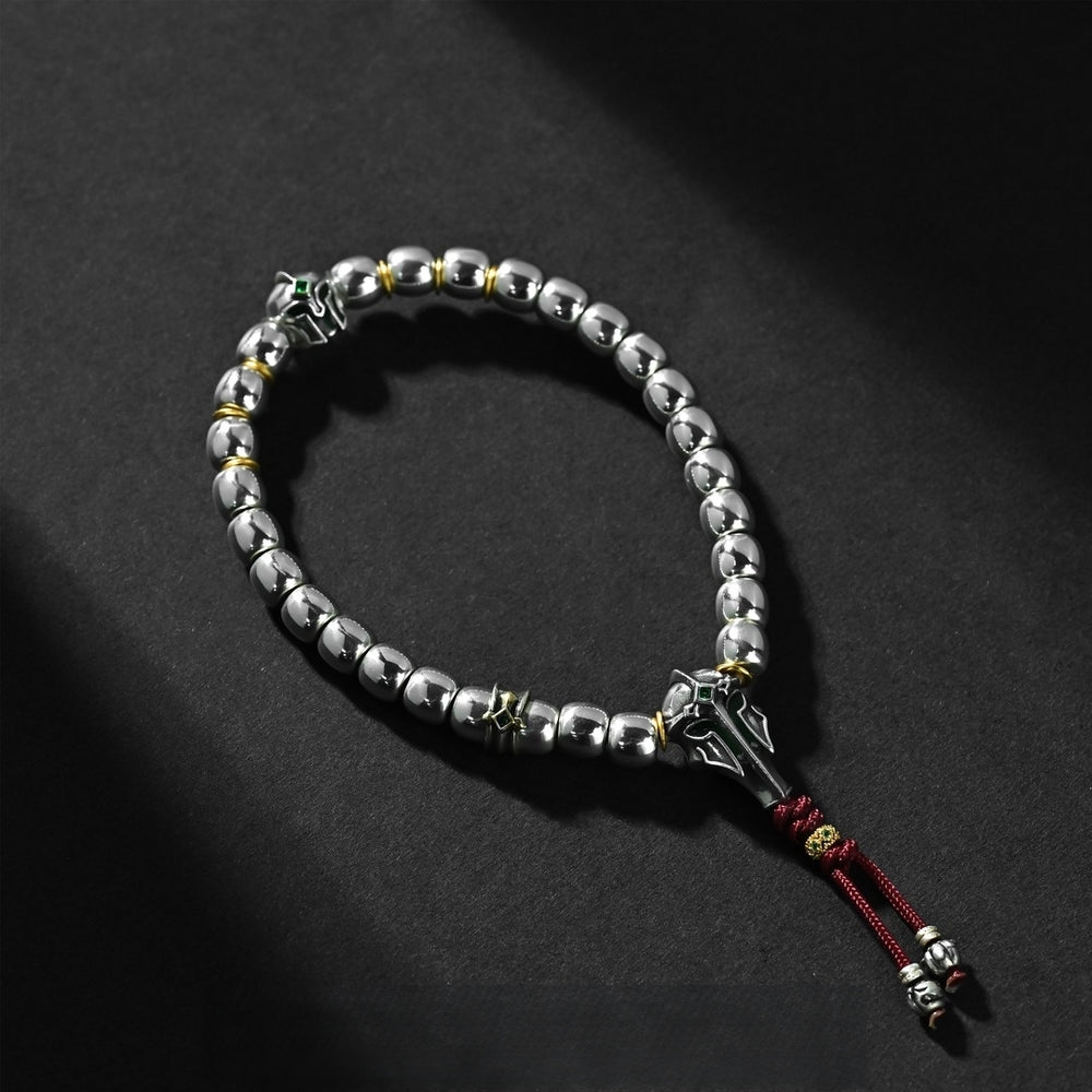 Xuange Armor 925 Silver Mala | Evil-Suppressing Handheld — view 1