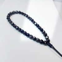 Chocolate Bracelet | Vajra Collection, a fully hand - carved chocolate and black gold coconut palm bracelet - Buddhabelief
