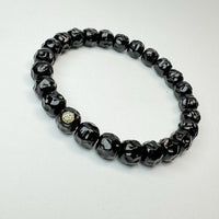 Full - Handcrafted Black Diamond - Themed Bracelet – Natural Old - Material Black Gold Coconut Pedicle for High - End Collection - Buddhabelief
