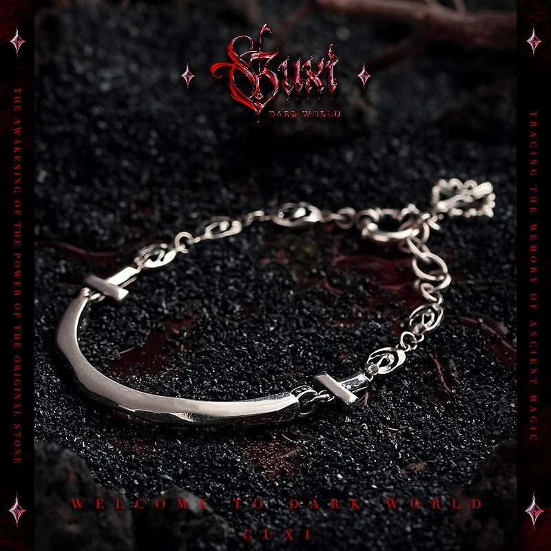 Gothic Cross Bracelet - Apocalypse Pact Men's 925 Silver — view 1