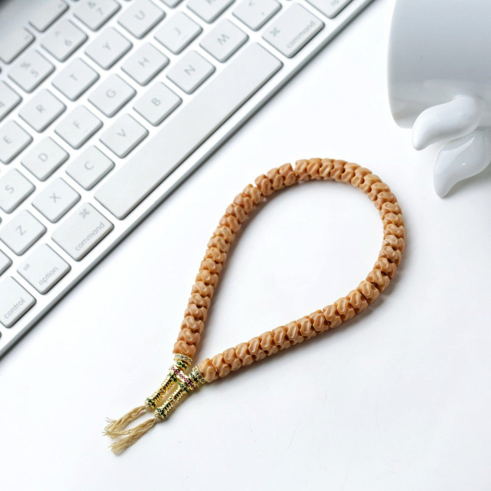 Dragon Spine Bodhi Mala | Handcrafted for Peace & Wealth — view 1