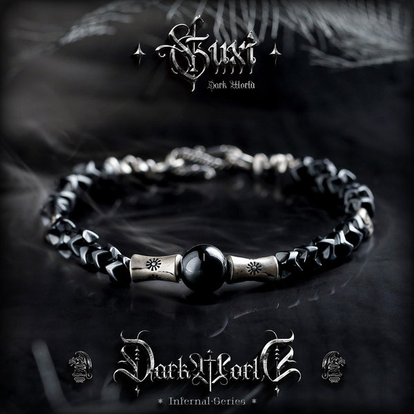 Shadow Whisper 925 Silver Bracelet - Retro Original Design