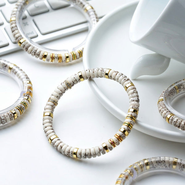 7mm Star Moon Bodhi 108 Beads | Four-Color Fugu Handcrafted Mala