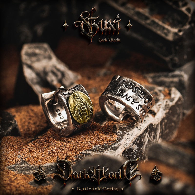 Forgotten Relic 925 Silver Vintage Studs — view 2