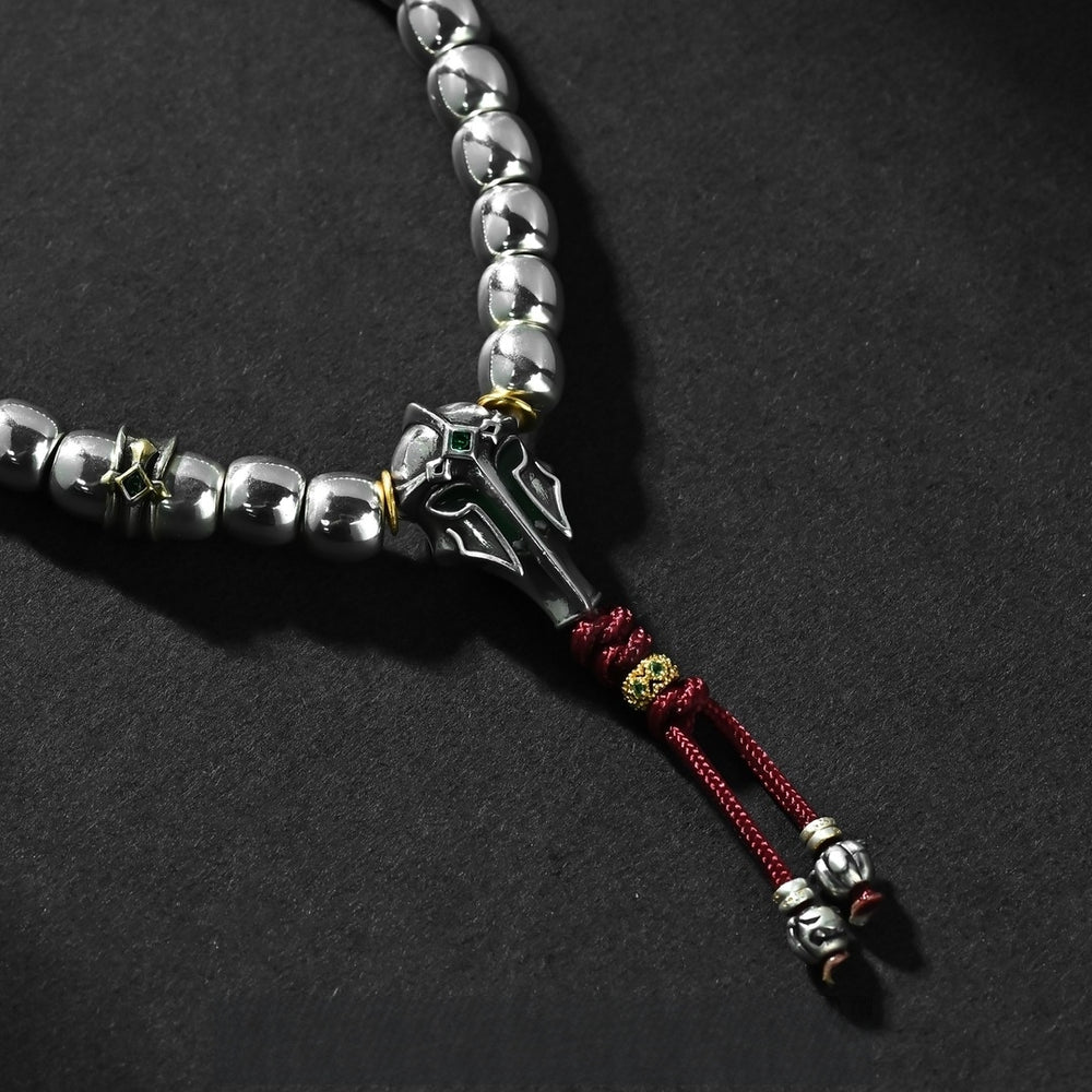 Xuange Armor 925 Silver Mala | Evil-Suppressing Handheld — view 2