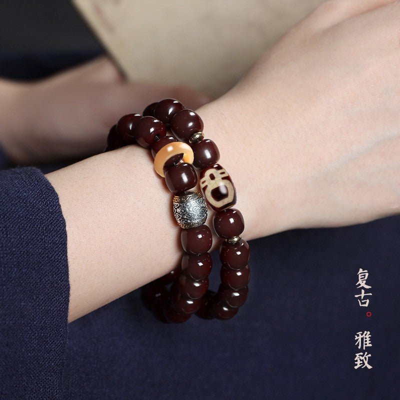 Sugar Heart Old Bodhi Bracelet – Double Weathered - Buddhabelief
