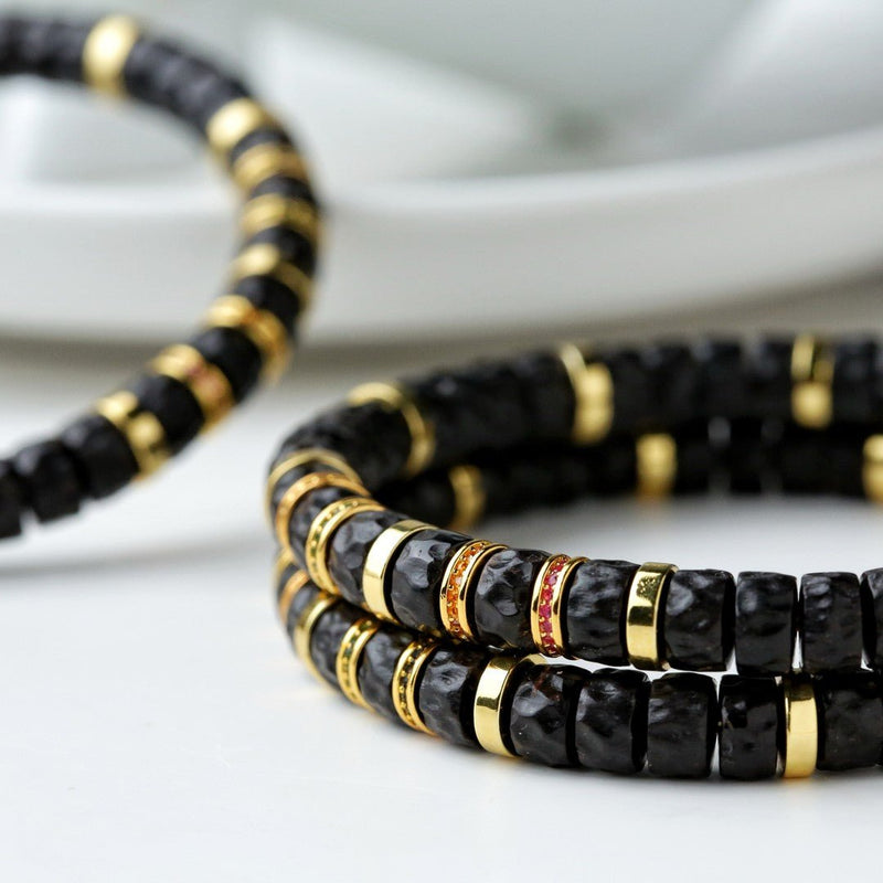 Black Gold Coconut Bracelet | 7mm Chaos Mountain Four Colors, Exclusive for the High - End - Buddhabelief