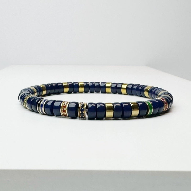 Tibetan - Style Handcrafted Straight - Cut Ancient Huaqing Bodhi Root Bracelet – 6.3mm Tablet Beads for Luxury Collection - Buddhabelief