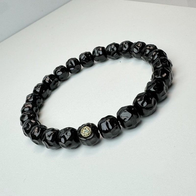 Full - Handcrafted Black Diamond - Themed Bracelet – Natural Old - Material Black Gold Coconut Pedicle for High - End Collection - Buddhabelief