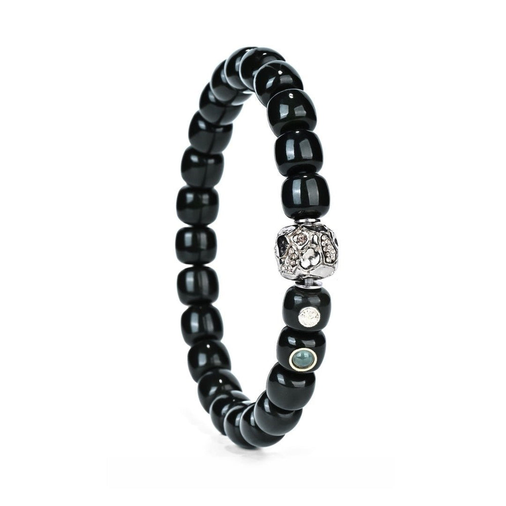 Old-Craft -Bead 「Wood Element Vitality」Mala: Aged Bodhi Root + Earth Vein Stone (Growth) - view 3