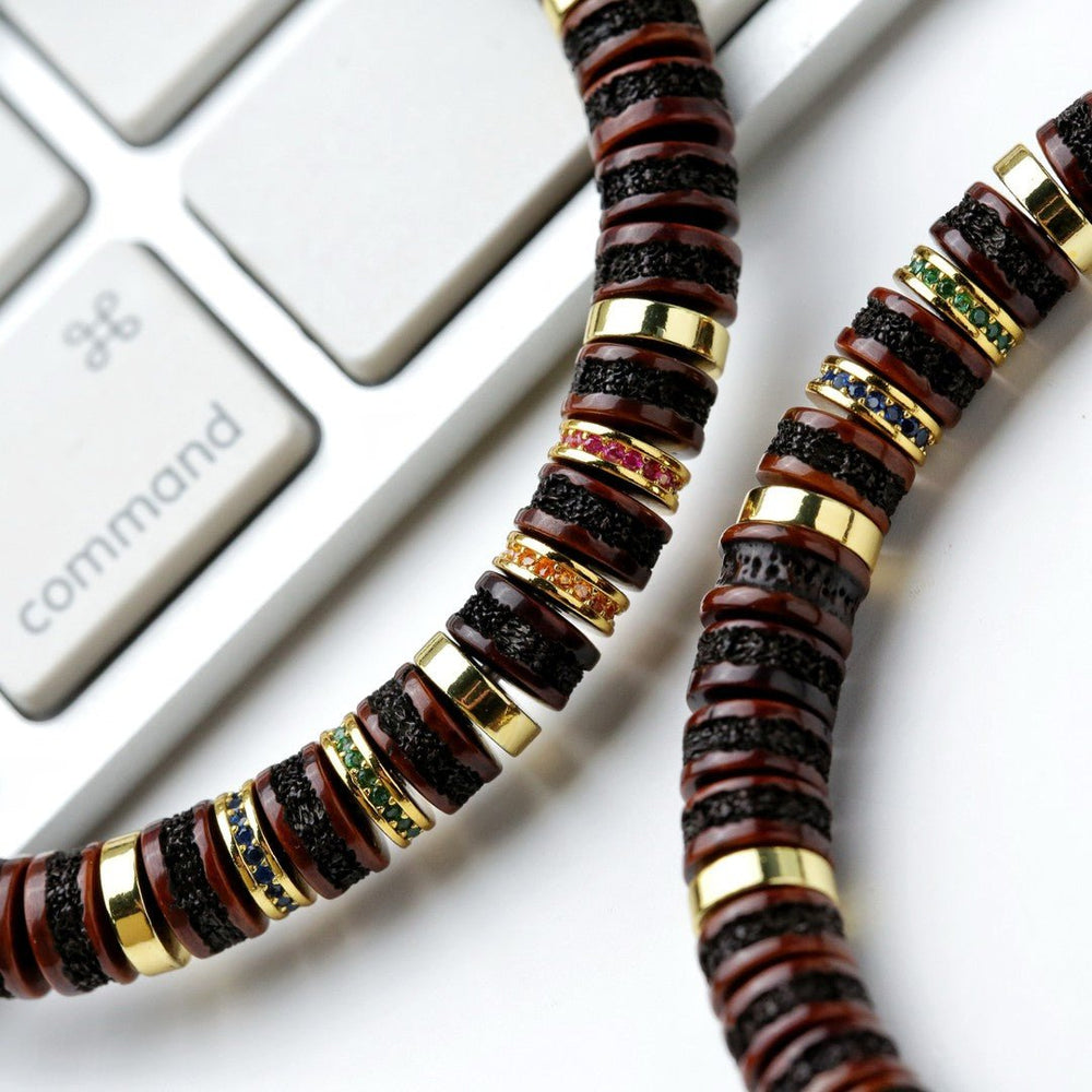 Kuka 7mm Prayer Beads | Four-Color Artisan-Crafted Mala — view 2