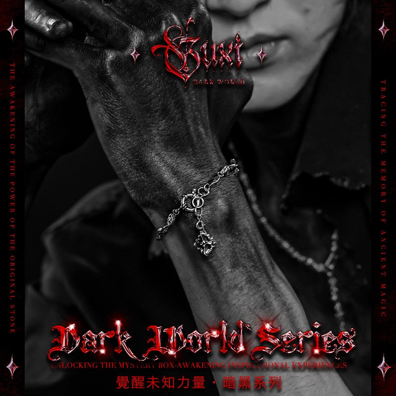 Gothic Cross Bracelet - Apocalypse Pact Men's 925 Silver — view 4