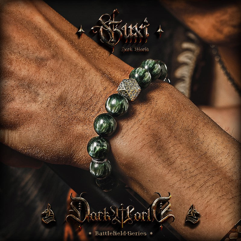Serene Solitude Men's 925 Silver Vintage Bracelet — view 4