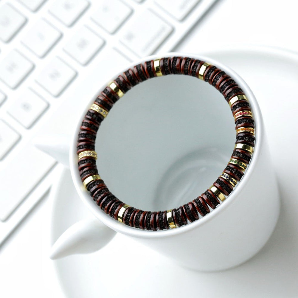 Kuka 7mm Prayer Beads | Four-Color Artisan-Crafted Mala — view 5