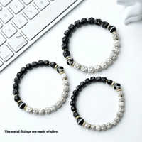 Deep - Pit Tai Chi Handheld Prayer Beads – Black Gold Coconut Pedicle & Moon Star Bodhi, Artisan - Crafted Luxury - Buddhabelief
