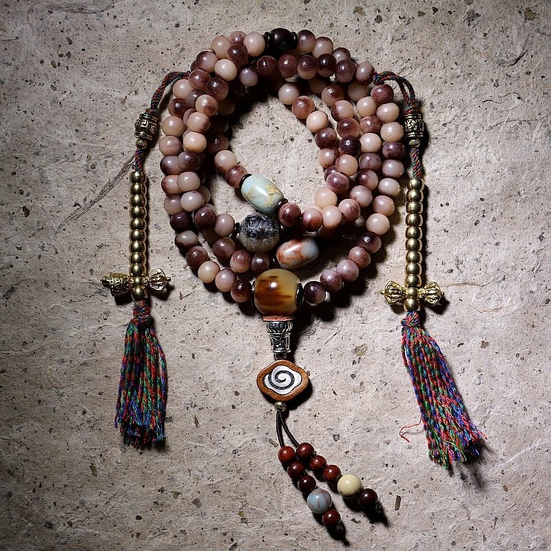 Original camel bone - 108 beads mala - view 1