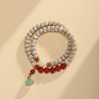 Buddhabelief Star Moon Bodhi Mala Beads with Agarwood Infusion | Handcrafted Prayer Beads for Calm, Protection & Spiritual Growth