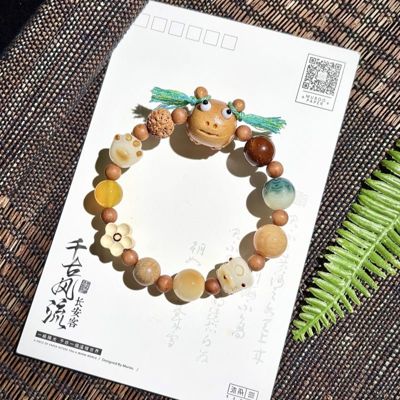 Multi - jeweled Bodhi Bead Bracelet - Buddhabelief