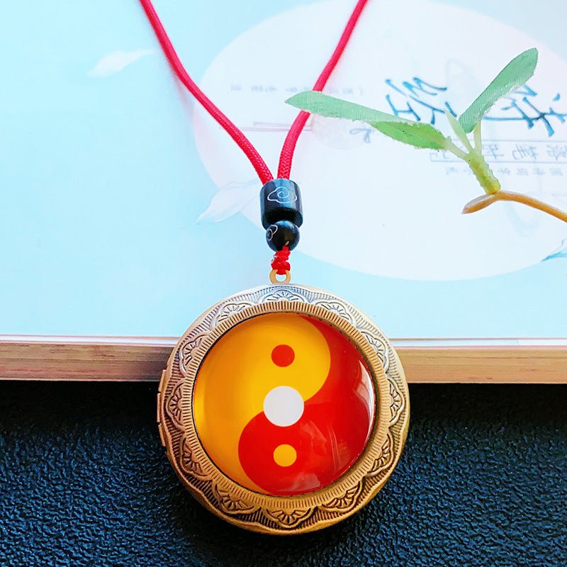 Taoist Eight Trigram Amulet Pendant | Protective Charm - view 4