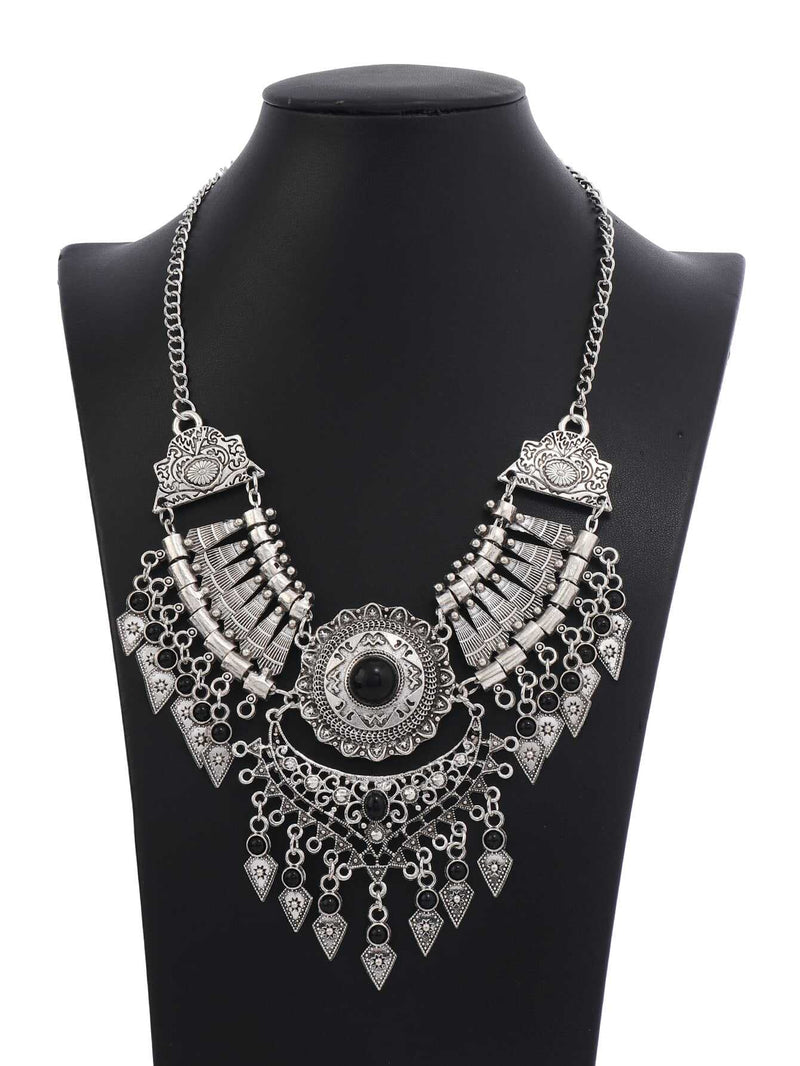 Handmade Tibetan - style Headpiece & Hair Accessory & Earrings Trio Set - Buddhabelief