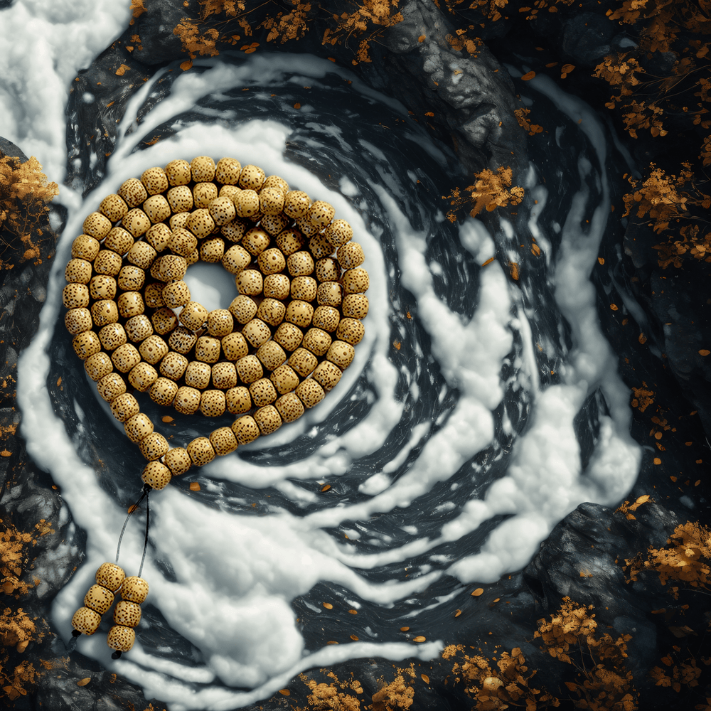 108 Star & Moon Bodhi Beads Bracelet - view 5