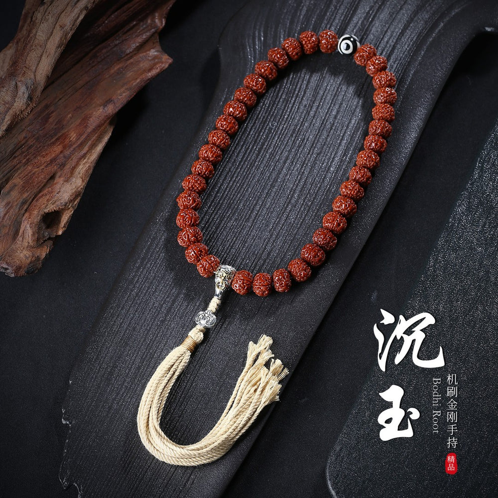 Machine-Brushed Small Vajra Bodhi Handheld Strand - view 2
