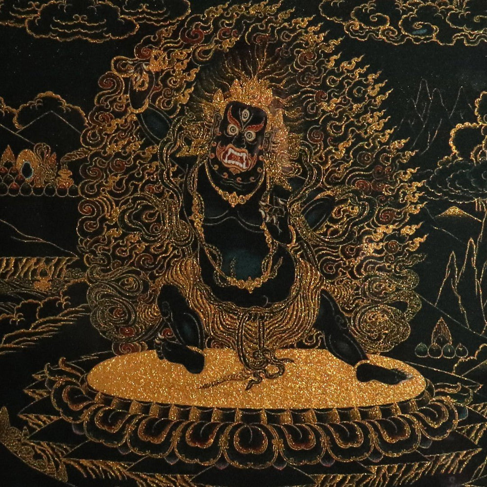 "The Conqueror" Yamantaka Silk Embroidery Thangka (Art for Inner Peace & Wisdom) — view 3
