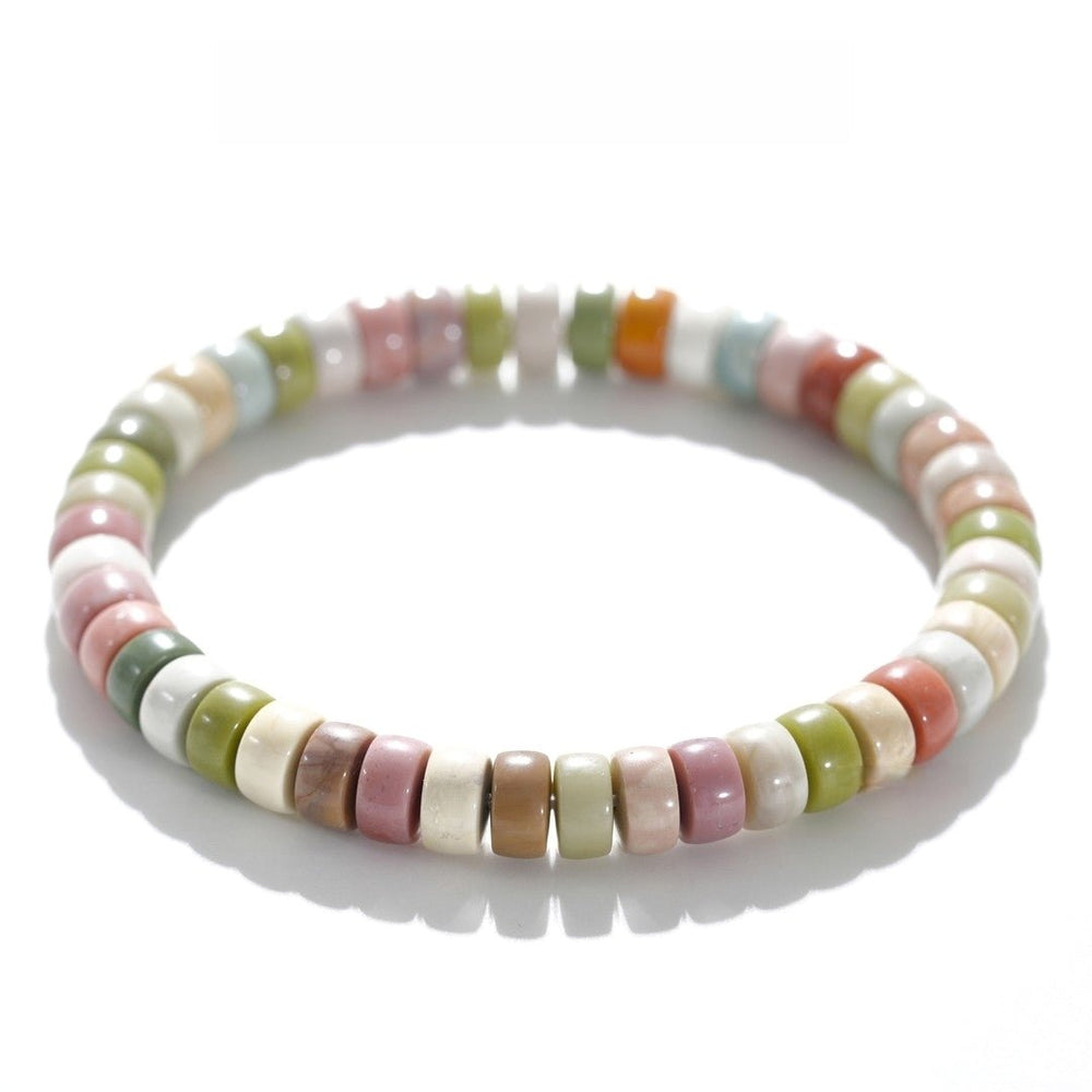 Tibetan Blessed Alashan Agate Bracelet for Positive Energy - view 4