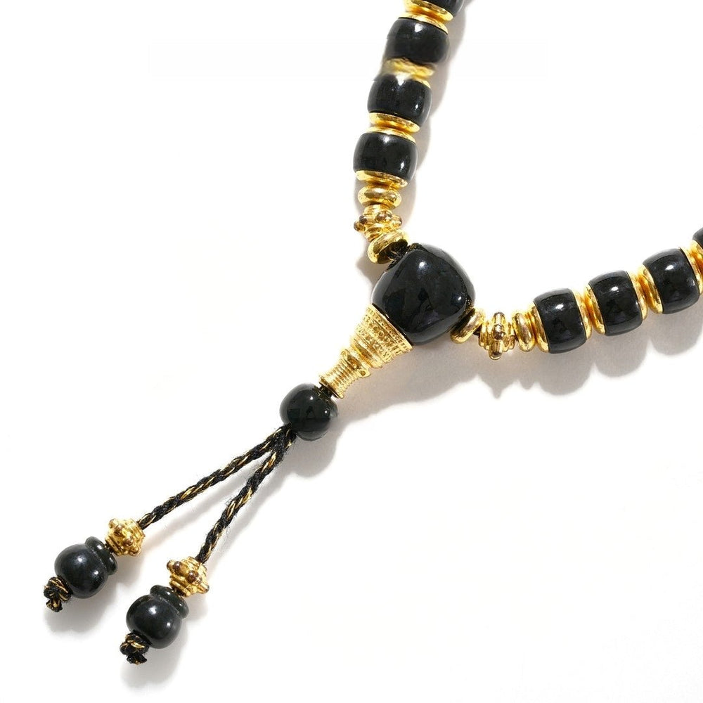 Tibetan Blessed Hetian Jade Bracelet for New Opportunities — view 3