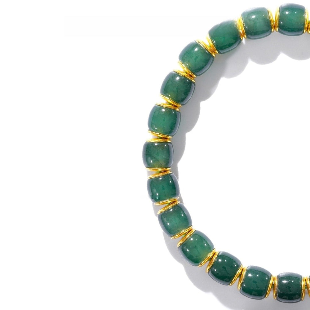 Tibetan Blessed Jade Bracelet for Emotional Healing - view 2