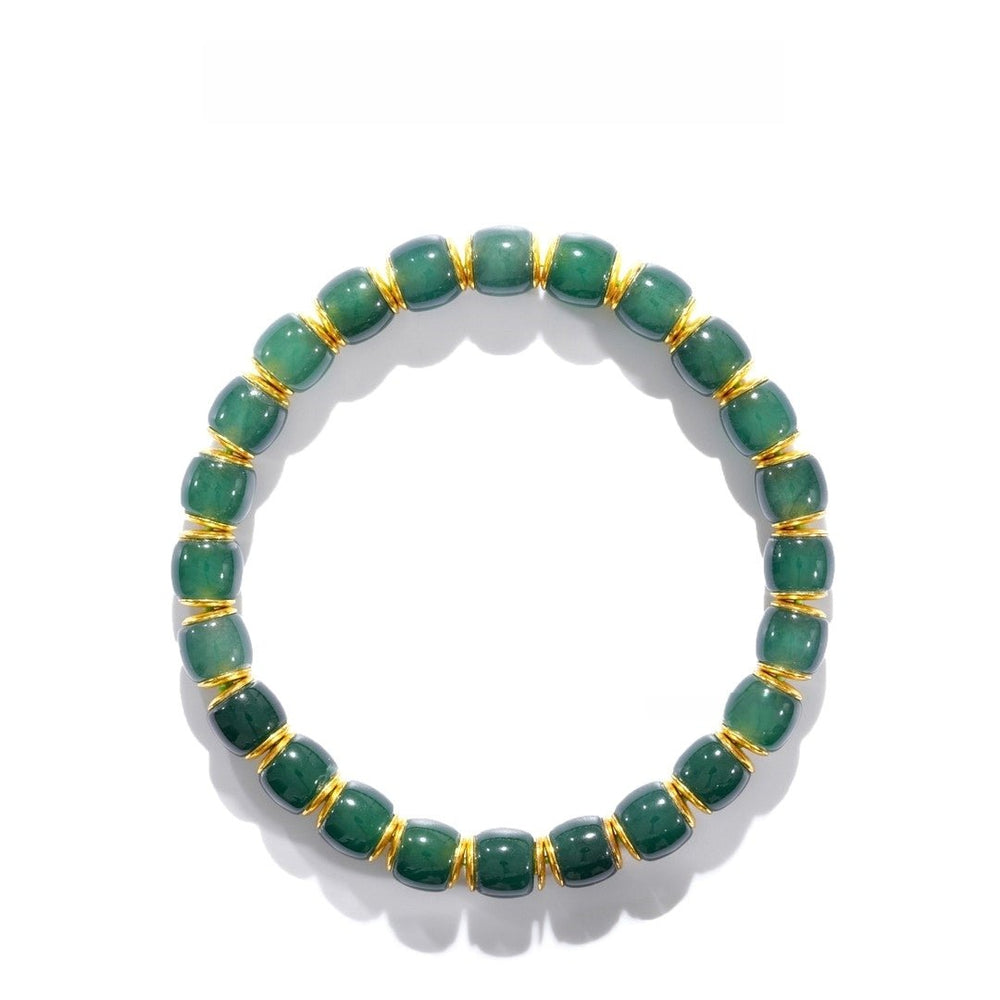Tibetan Blessed Jade Bracelet for Emotional Healing - view 5