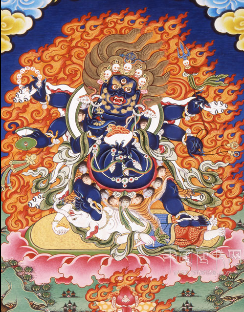The Ultimate Guardian in Tibetan Thangka Art: The Wrathful Wisdom of Six-Armed Mahakala &nbsp;