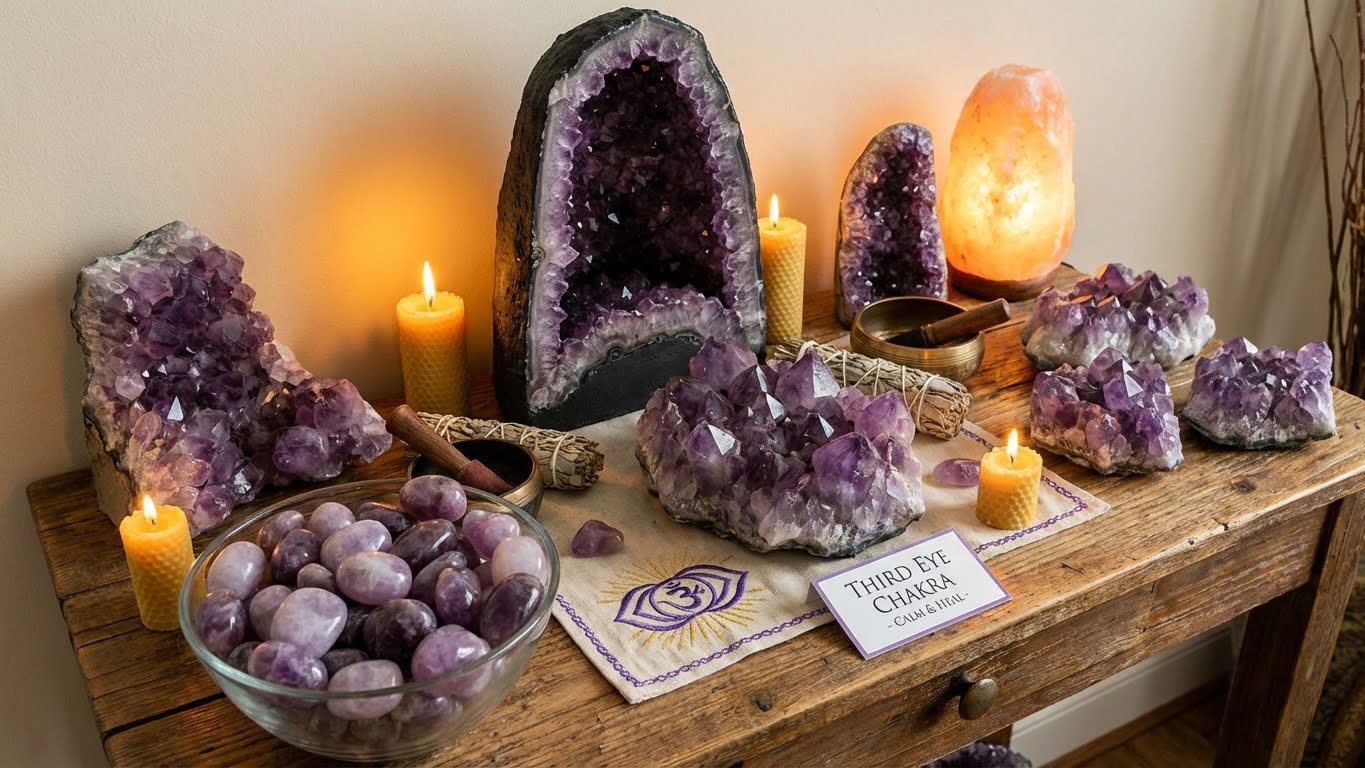 Amethyst Crystal: Complete Guide to Spiritual Awakening, Calm & Inner Peace - Buddhabelief