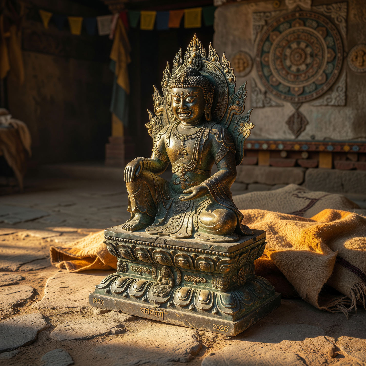 1990 Horse Guardian Buddha 2026: Freedom & Action — authentic Tibetan Buddhist guide by Buddhabelief
