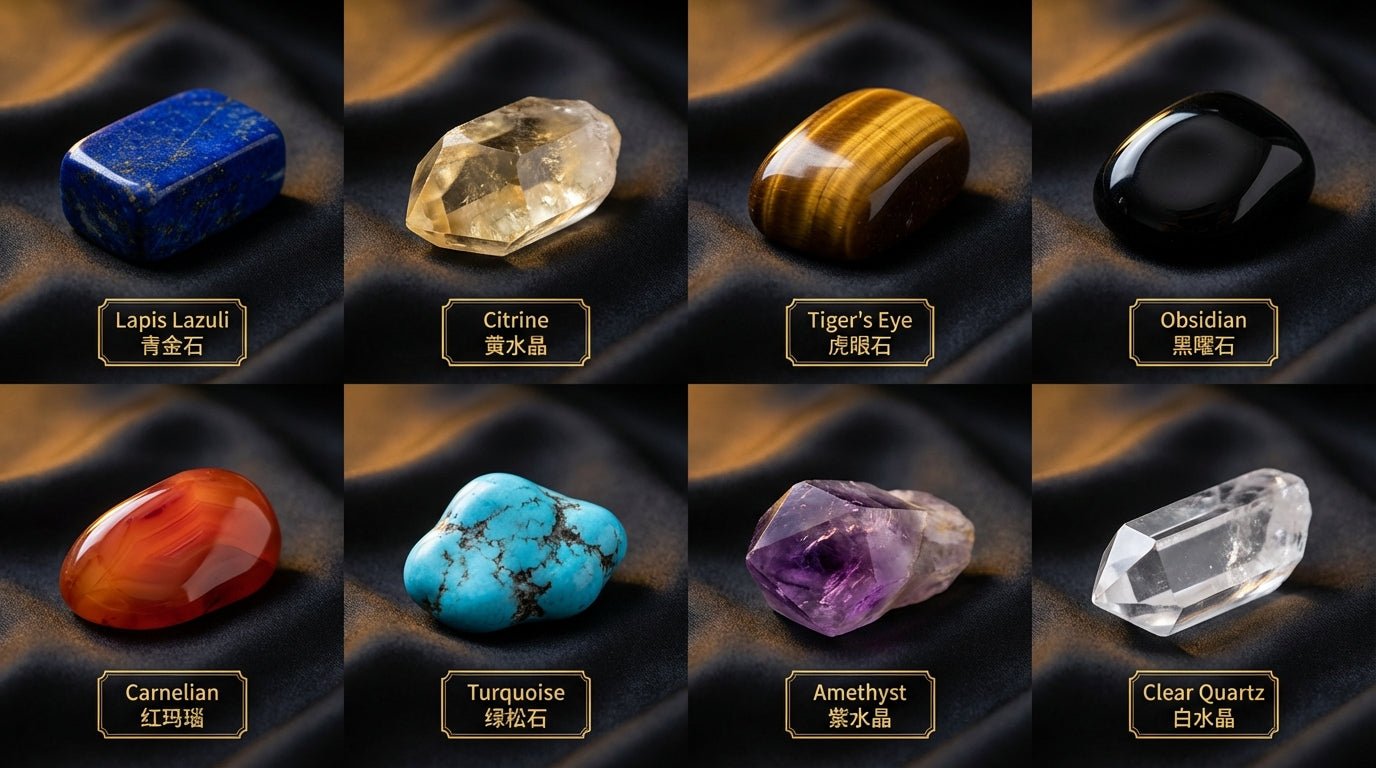 Crystal & Gemstone Guardian Buddha Jewelry: Traditional Buddhist Stones Guide - Buddhabelief