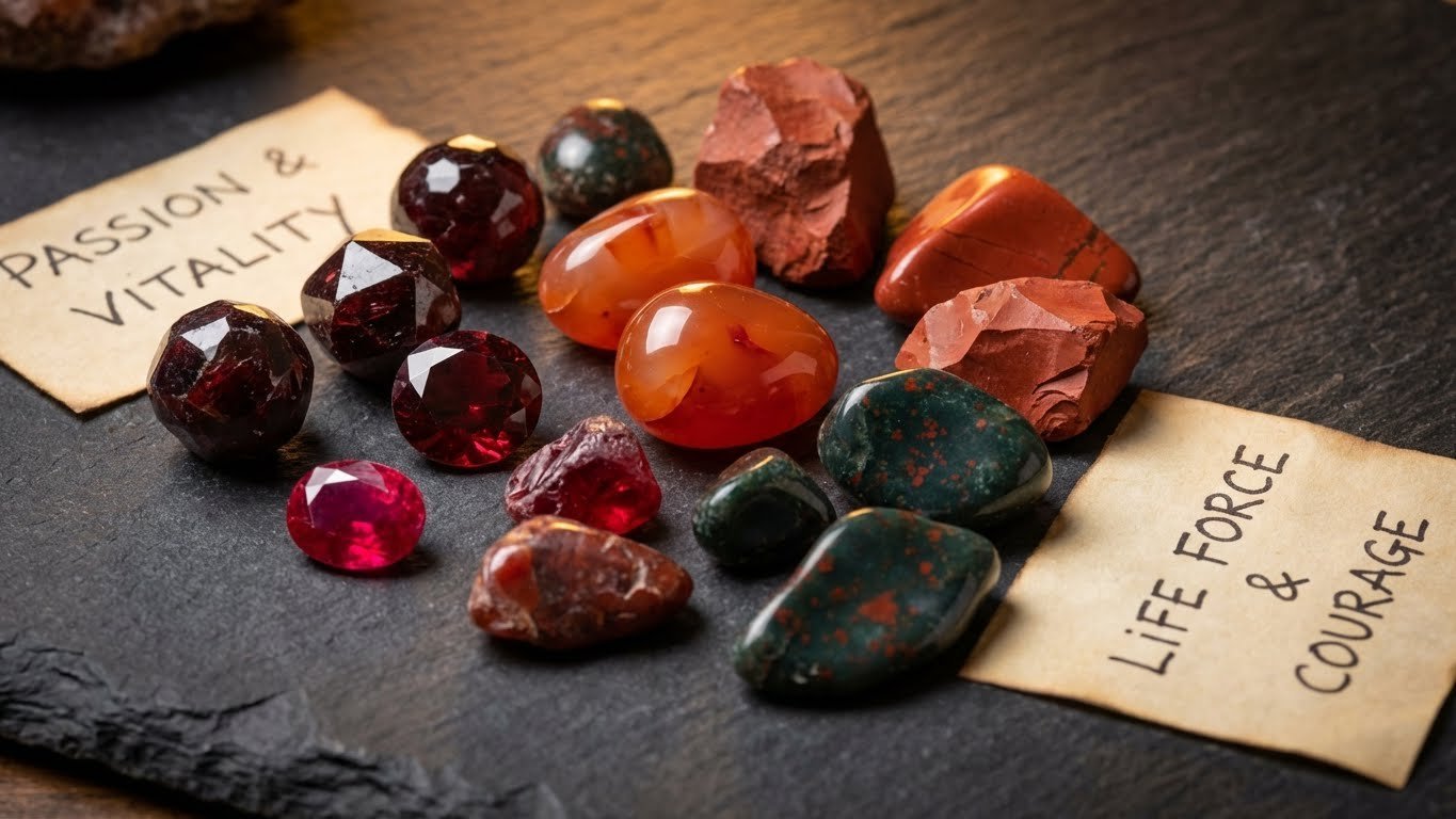 Red Crystals: Complete Guide to Passion, Vitality & Life Force Energy - Buddhabelief