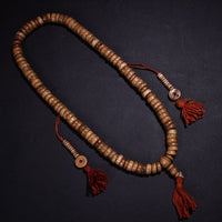 Vintage Tibetan Old Bone Mala – 108 Sacred Beads for Spiritual Power and Protection