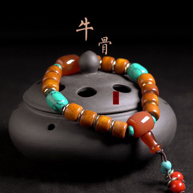 Yak Bone Bracelet | Strength & Spiritual Protection — view 4