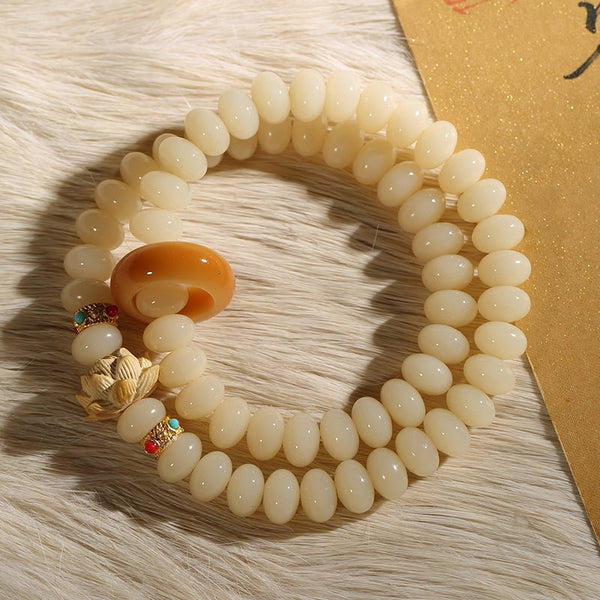 Illusory Snow Bodhi Beads | Energy & Calm Protection