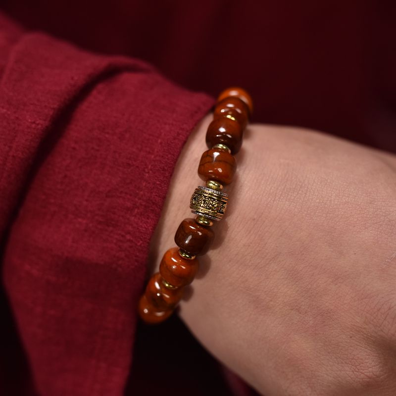 Tibetan three-eyed sky pearl bracelet - view 2