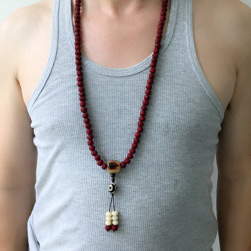 Monk-Blessed Vajra Bodhi Seed Mala (Jade-Polished) – 108 Prayer Beads for Meditation & Protection - view 6