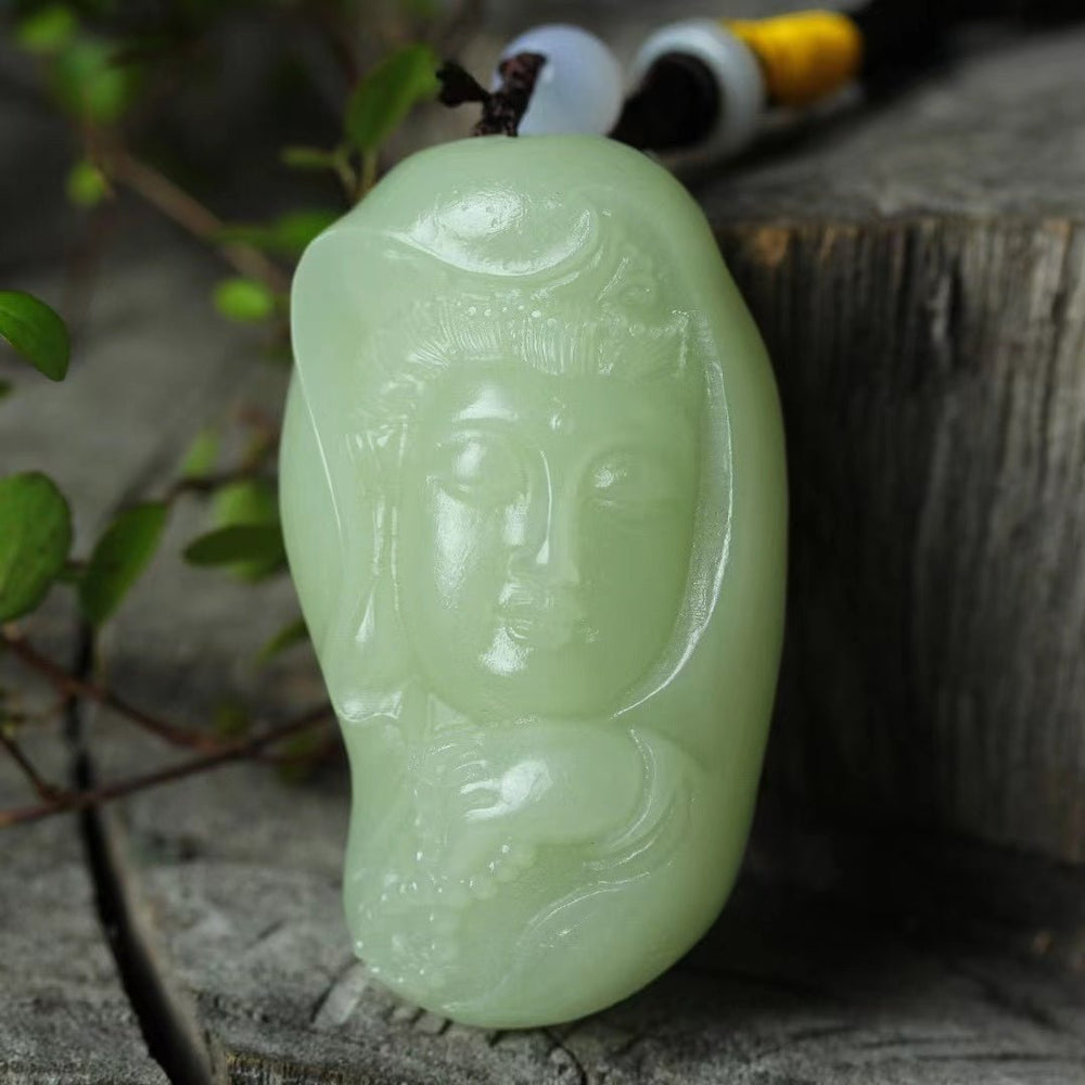 Glow‑in‑the‑Dark Malaysian Jade Pendant Collection - view 3